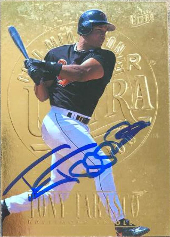 Tony Tarasco Autographed 1996 Fleer Ultra Gold Medallion #310