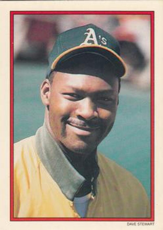 1990 Topps Glossy Send-Ins #4 Dave Stewart NM-MT Oakland Athletics 