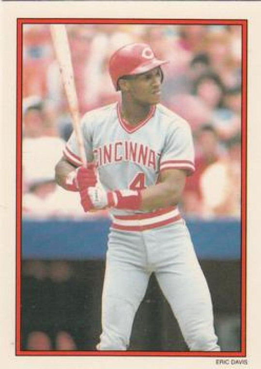 1990 Topps Glossy Send-Ins #25 Eric Davis NM-MT Cincinnati Reds 