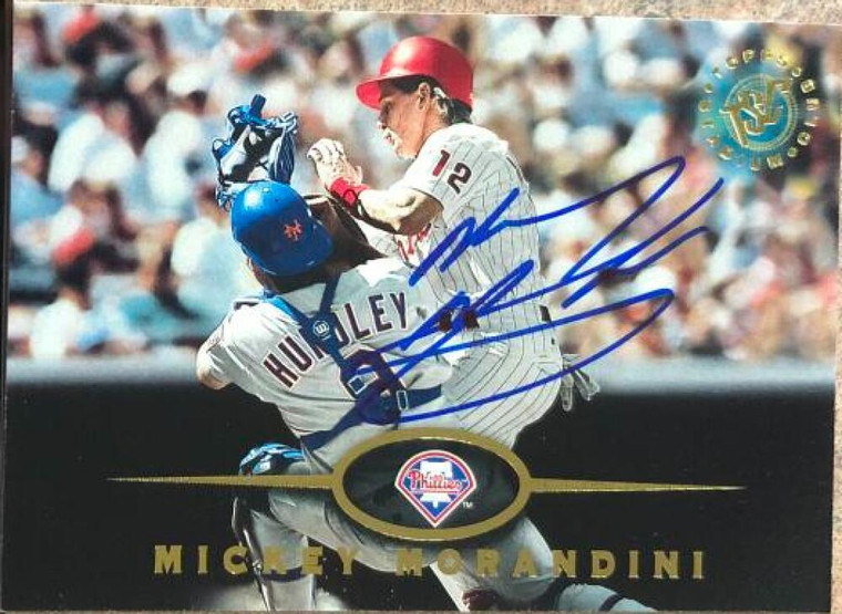 Mickey Morandini Autographed 1995 Stadium Club #291