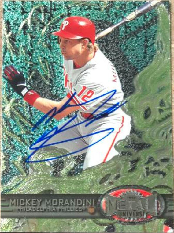 Mickey Morandini Autographed 1997 Metal Universe #203