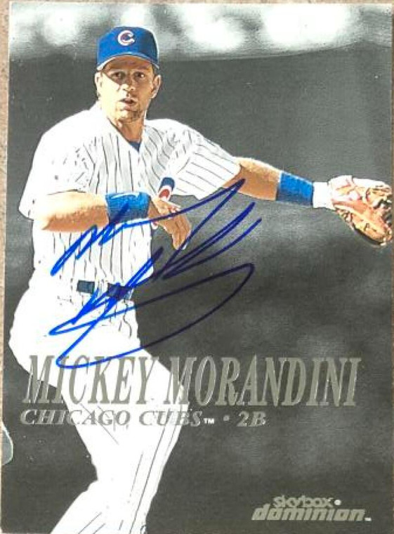 Mickey Morandini Autographed 2000 Skybox Dominion #154