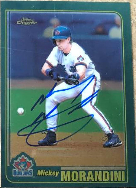 Mickey Morandini Autographed 2001 Topps Chrome #385