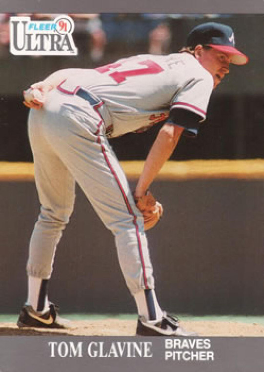 1991 Ultra #5 Tom Glavine VG Atlanta Braves 