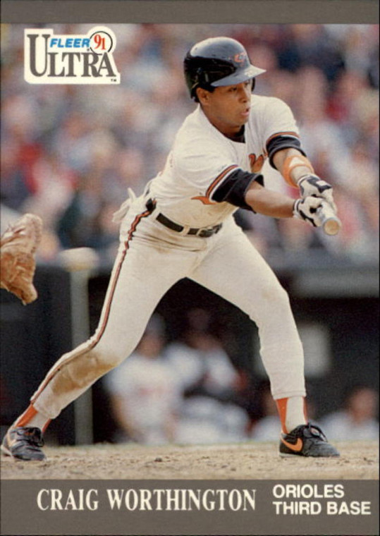 1991 Ultra #26 Craig Worthington VG Baltimore Orioles 