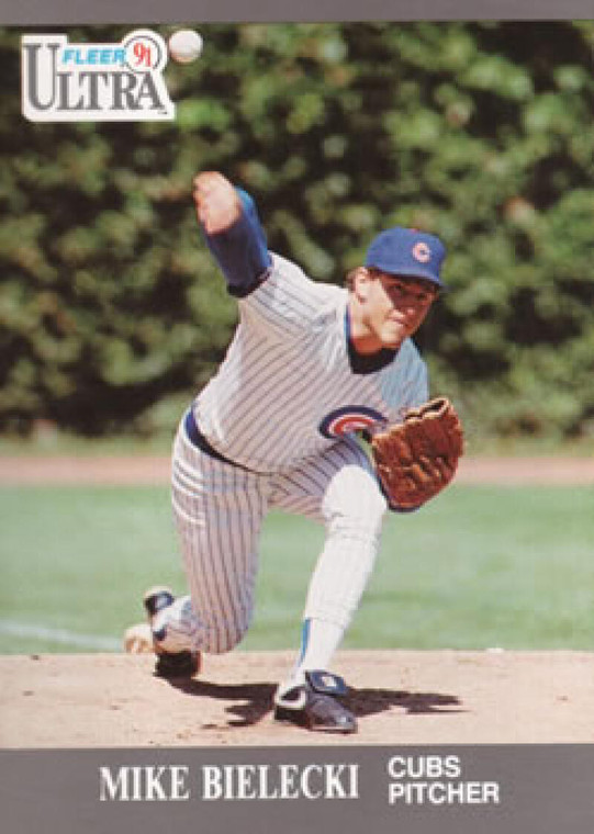 1991 Ultra #57 Mike Bielecki VG Chicago Cubs 