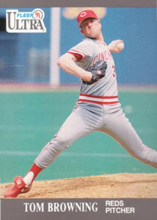 1991 Ultra #89 Tom Browning UER VG Cincinnati Reds 