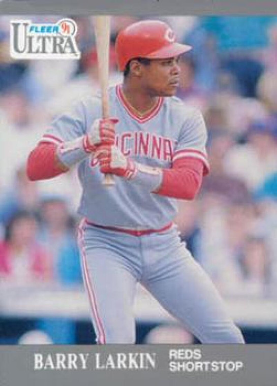 1991 Ultra #96 Barry Larkin VG Cincinnati Reds 