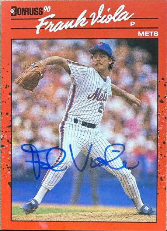 Frank Viola Autographed 1990 Donruss #353