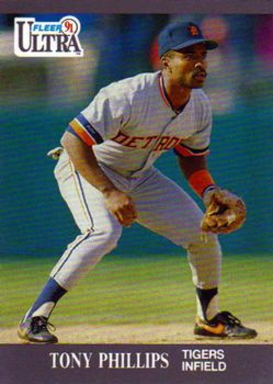 1991 Ultra #126 Tony Phillips VG Detroit Tigers 