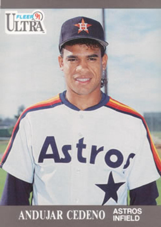 1991 Ultra #135 Andujar Cedeno VG Houston Astros 