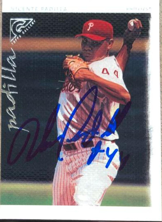 Vicente Padilla Autographed 2003 Topps Gallery #88
