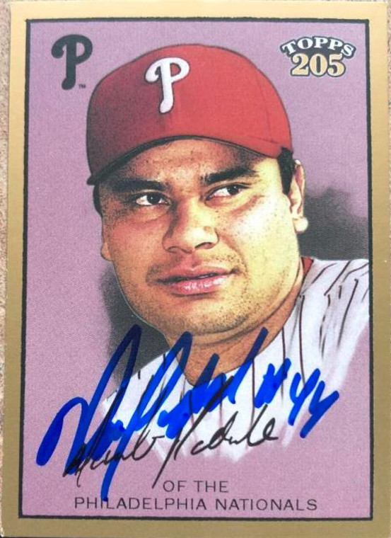 Vicente Padilla Autographed 2003 Topps 206 #237