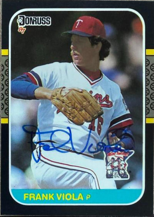 Frank Viola Autographed 1987 Donruss #196