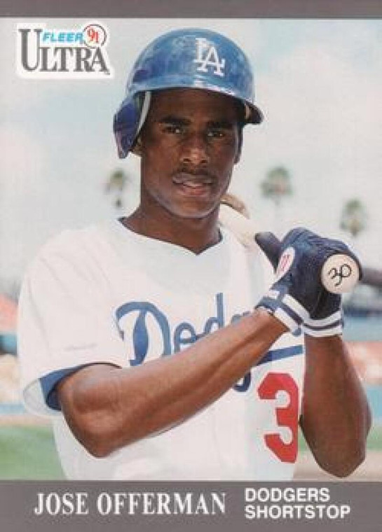 1991 Ultra #167 Jose Offerman VG Los Angeles Dodgers 