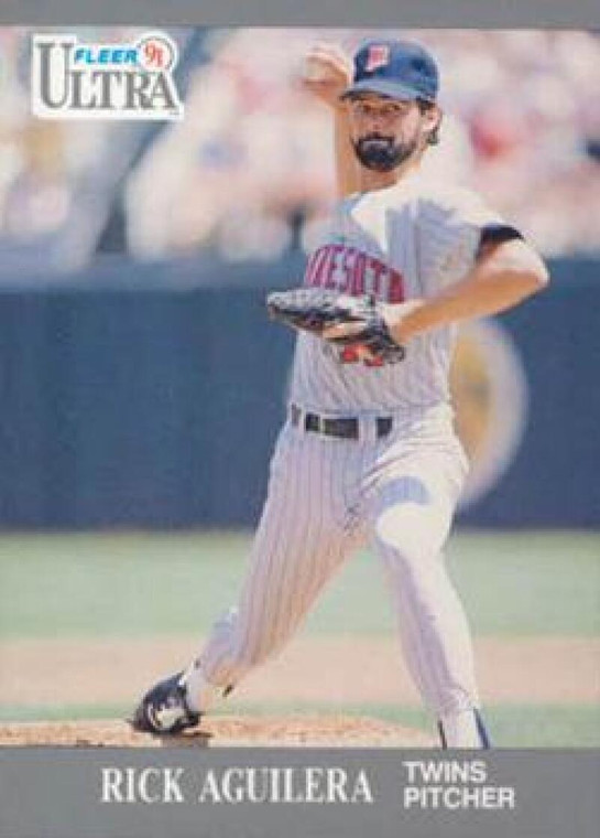 1991 Ultra #185 Rick Aguilera VG Minnesota Twins 