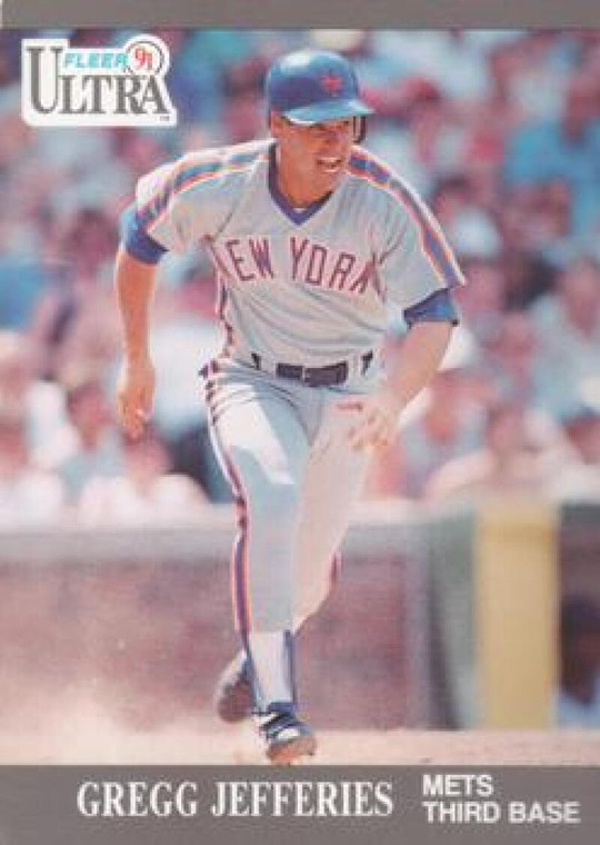 1991 Ultra #221 Gregg Jefferies VG New York Mets 