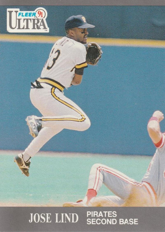 1991 Ultra #283 Jose Lind VG Pittsburgh Pirates 