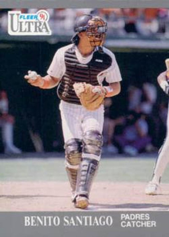 1991 Ultra #311 Benito Santiago VG San Diego Padres 