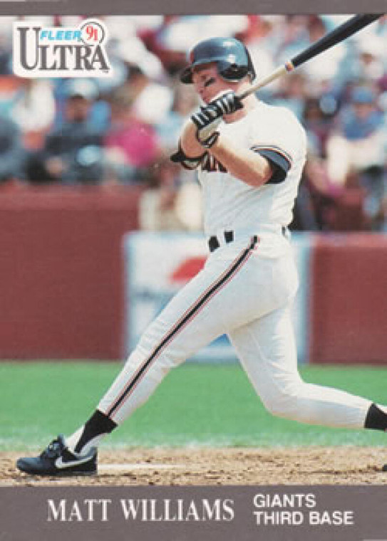 1991 Ultra #331 Matt Williams VG San Francisco Giants 