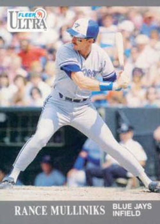 1991 Ultra #366 Rance Mulliniks VG Toronto Blue Jays 