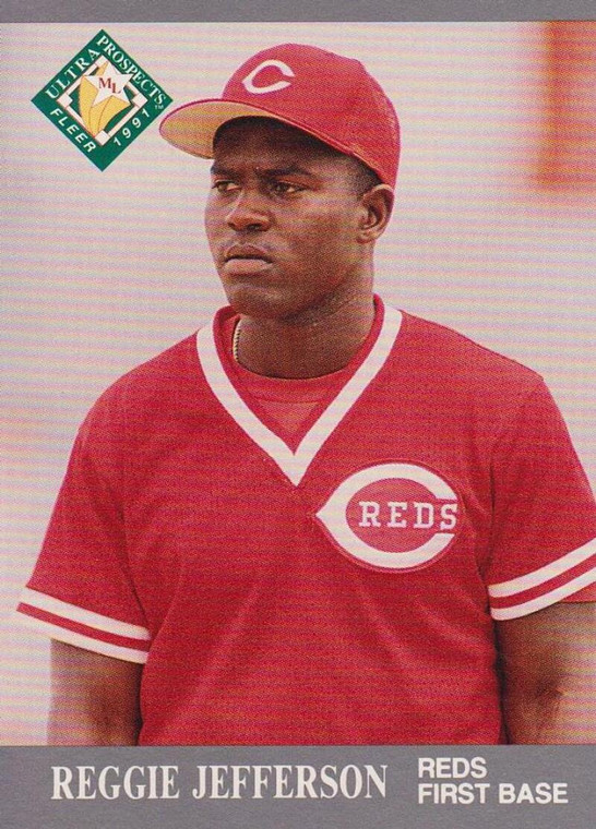 1991 Ultra #379 Reggie Jefferson MLP VG Cincinnati Reds 