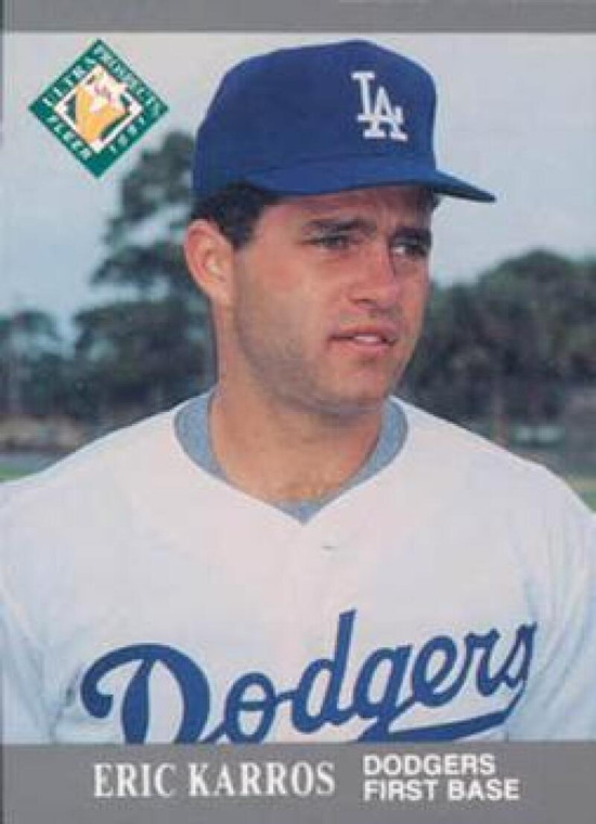 1991 Ultra #380 Eric Karros MLP VG RC Rookie Los Angeles Dodgers 