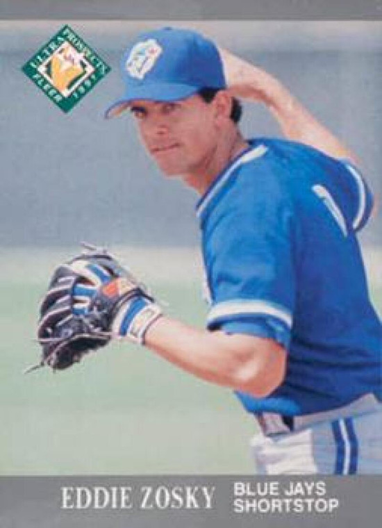 1991 Ultra #390 Eddie Zosky MLP VG Toronto Blue Jays 