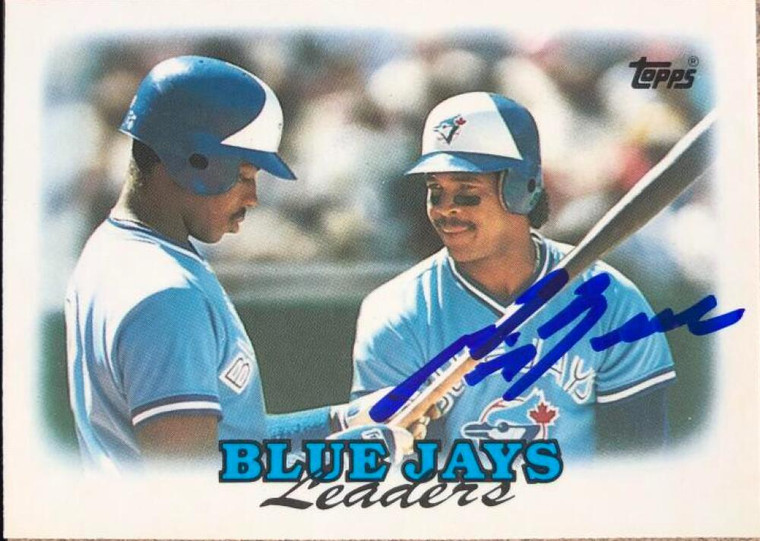 George Bell Autographed 1988 Topps Tiffany #729
