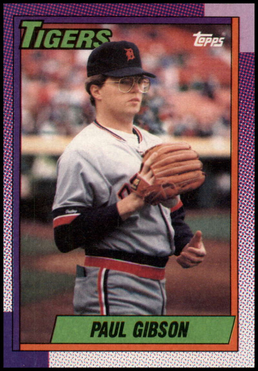 1990 Topps #11 Paul Gibson VG Detroit Tigers 