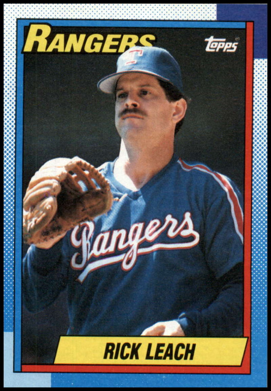 1990 Topps #27 Rick Leach VG Texas Rangers 