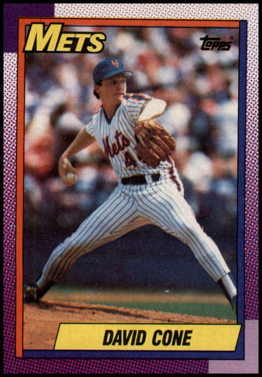 1990 Topps #30 David Cone VG New York Mets 