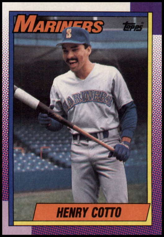 1990 Topps #31 Henry Cotto VG Seattle Mariners 