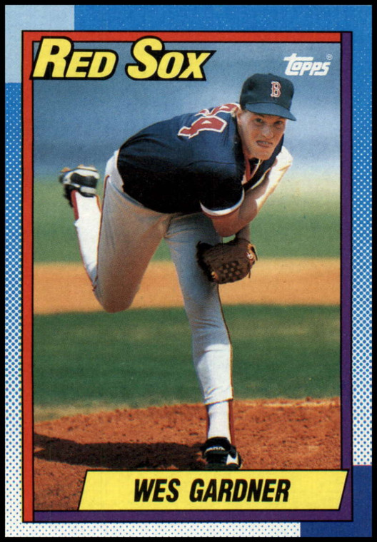 1990 Topps #38 Wes Gardner VG Boston Red Sox 