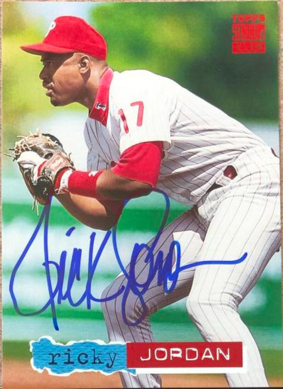 Ricky Jordan Autographed 1994 Stadium Club #657