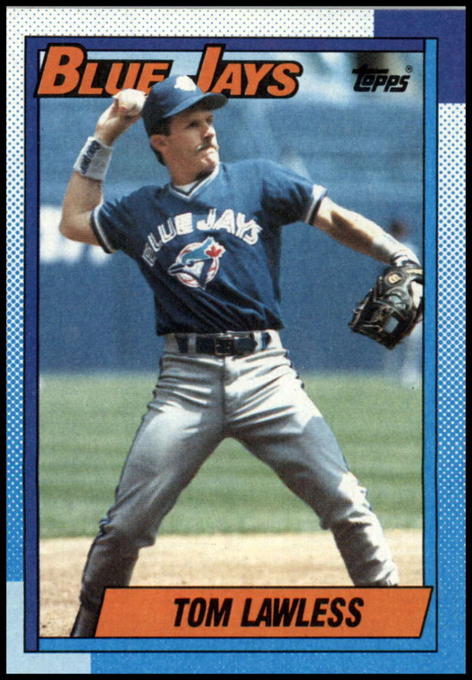1990 Topps #49 Tom Lawless VG Toronto Blue Jays 