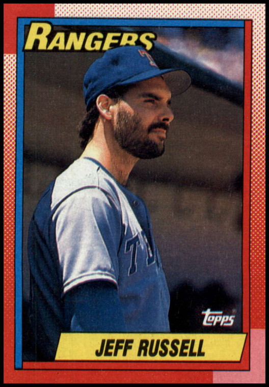1990 Topps #80 Jeff Russell VG Texas Rangers 