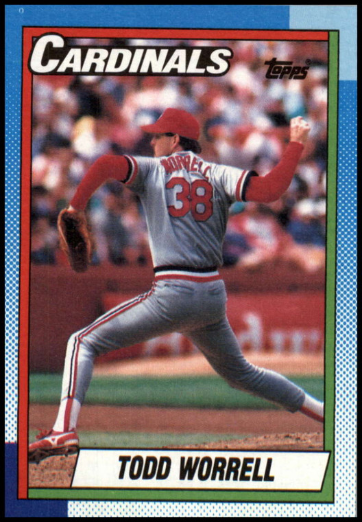 1990 Topps #95 Todd Worrell VG St. Louis Cardinals 