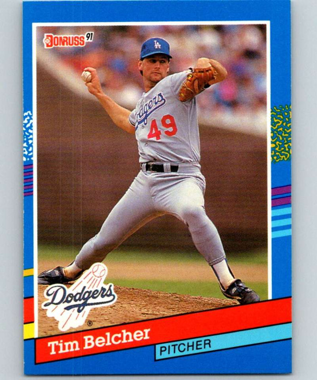 1991 Donruss #70 Tim Belcher VG Los Angeles Dodgers 