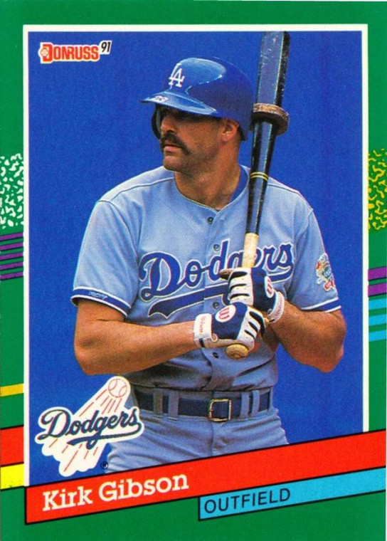 1991 Donruss #445 Kirk Gibson VG Los Angeles Dodgers 