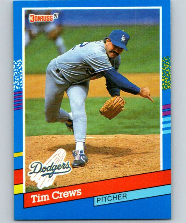 1991 Donruss #294 Tim Crews VG Los Angeles Dodgers 