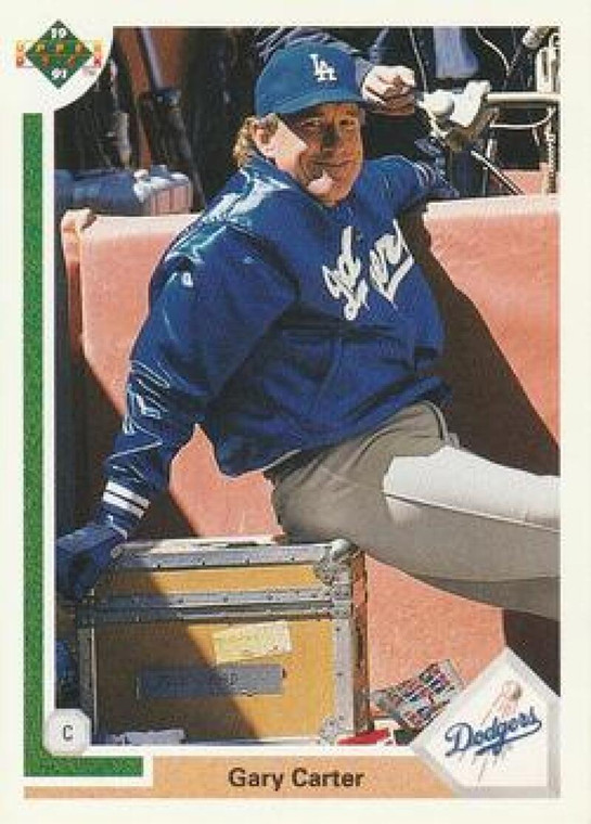 1991 Upper Deck #758 Gary Carter VG Los Angeles Dodgers 