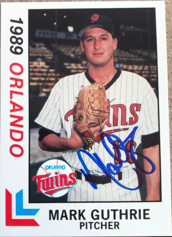 Mark Guthrie Autographed 1989 Best Orlando Twins #14