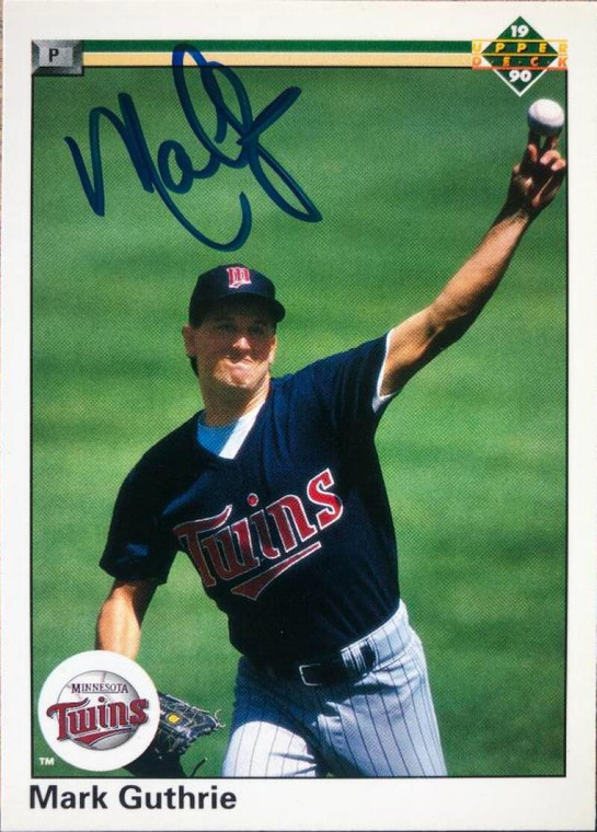 Mark Guthrie Autographed 1990 Upper Deck #436