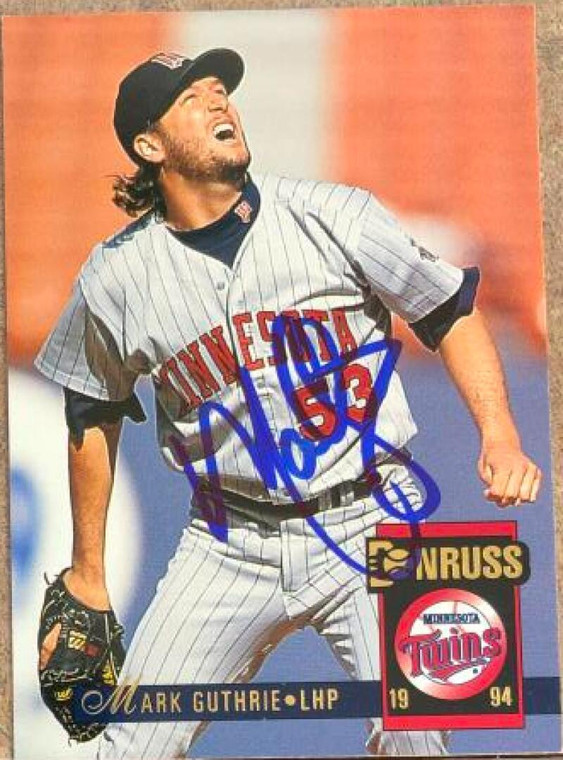 Mark Guthrie Autographed 1994 Donruss #530