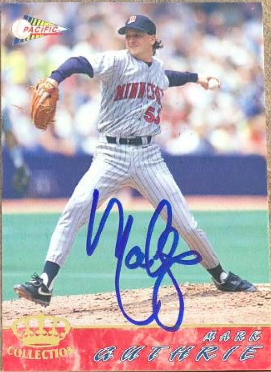 Mark Guthrie Autographed 1994 Pacific Crown Collection #352