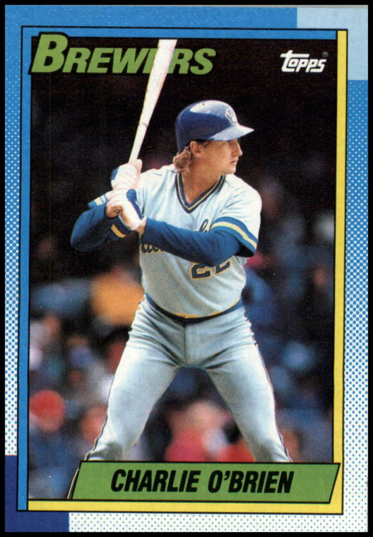 1990 Topps #106 Charlie O'Brien VG Milwaukee Brewers 