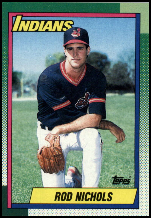 1990 Topps #108 Rod Nichols VG Cleveland Indians 