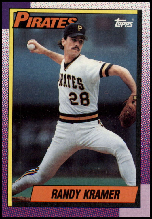 1990 Topps #126 Randy Kramer VG Pittsburgh Pirates 