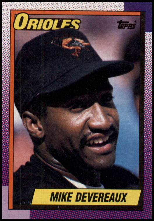 1990 Topps #127 Mike Devereaux VG Baltimore Orioles 